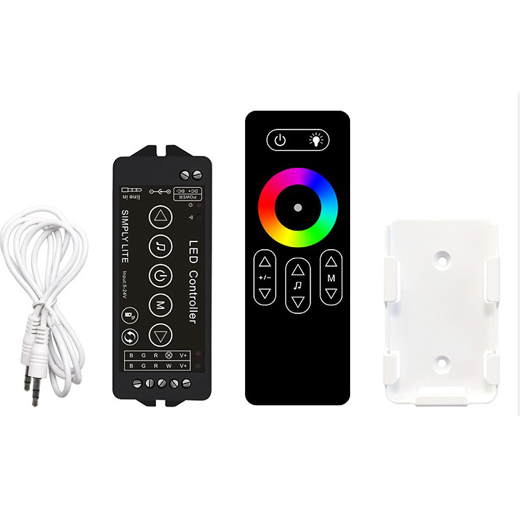 DC524V Music controller 2.4GHz RF remote control for DIM CCT RGB/RGBW